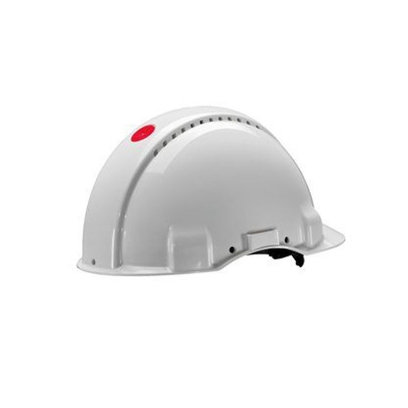 3M PELTOR G3000 Safety Helmet with Uvicator Sensor, Pinlock, Ventilated, Leather Sweatband, White, G3000DUV-VI