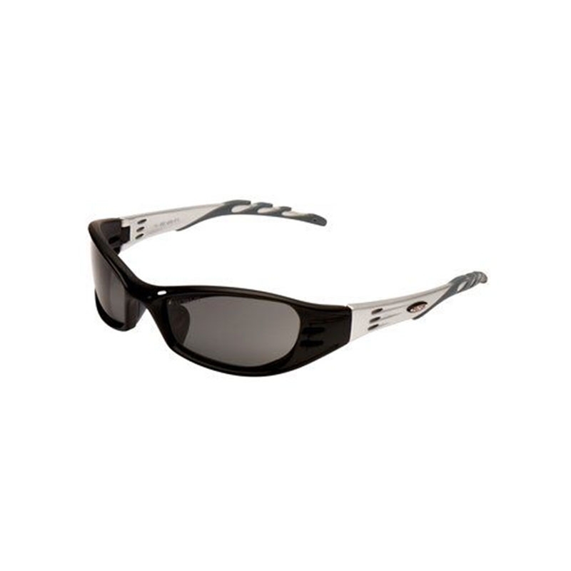 3M Fuel Safety Glasses, Silver/Black Frame, Anti-Scratch, Grey Polarised Lens, 71502-00005