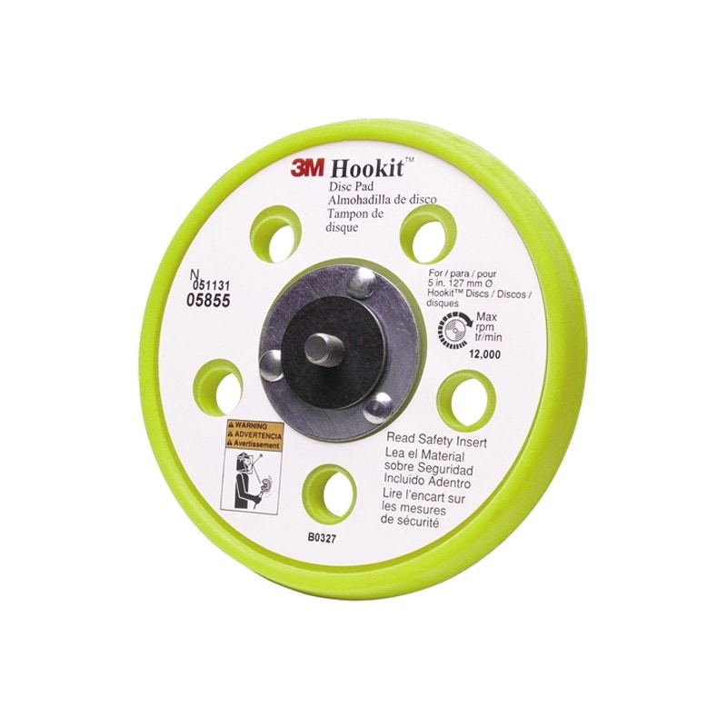 3M 82659 Hookit Disc Pad, 127 mm x 19 mm, 5/16 External