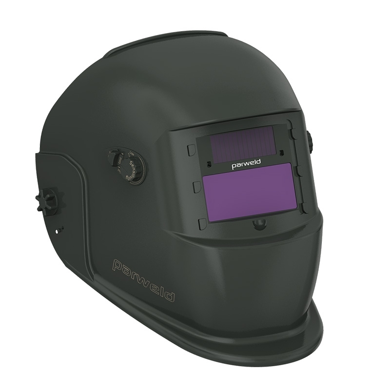 Parweld Light Reactive Welding and Grinding Helmet - Black