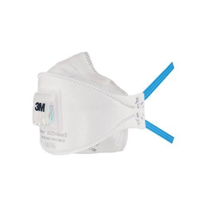 3M Aura Particulate Respirator 9322+Gen3, Valved, FFP2 (Pack of 5)