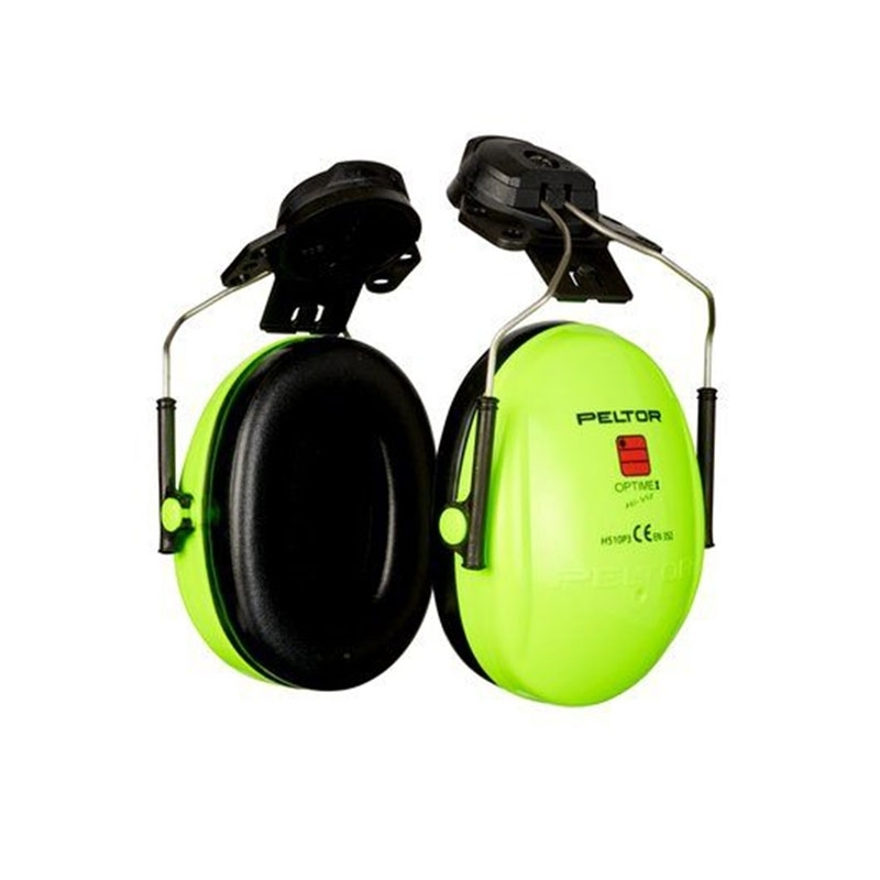3M PELTOR Optime I Ear Defenders, 26 dB, Hi-Viz, Helmet Mounted attachment, H510P3E-469-GB