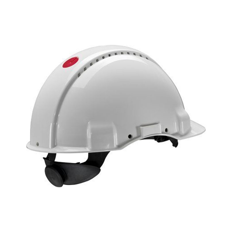 3M PELTOR G3000 Safety Helmet with Uvicator Sensor, Ratchet suspension, Ventilated, White, G3000NUV-VI