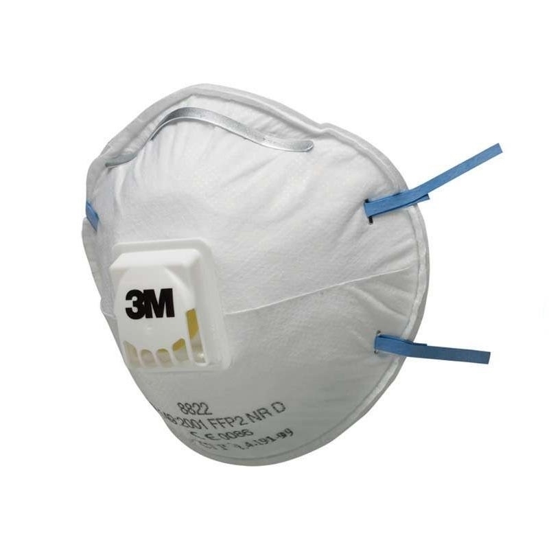 3M Disposable Respirators FFP2 8822 (Pack of 10)