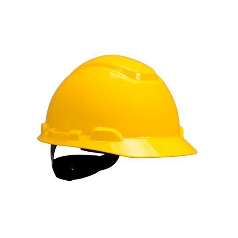 3M PELTOR H700 Hard Hat Helmet, Ratchet suspension, Dielectric 440v, Yellow, H-701N-GU