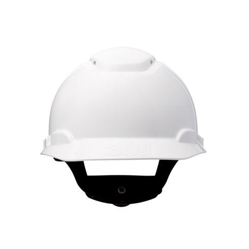 3M PELTOR H700 Series Safety Helmet, Ratchet suspension, Ventilated, White, H-700N-VI